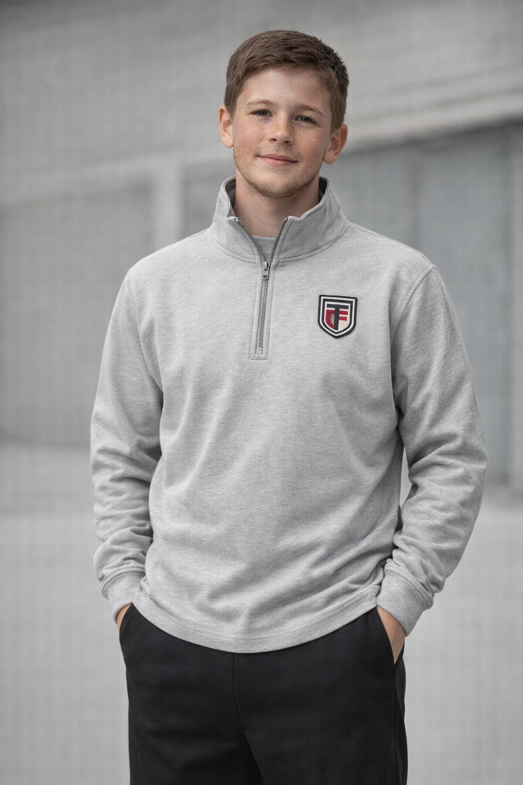 Unisex Half-Zip Sweatshirt