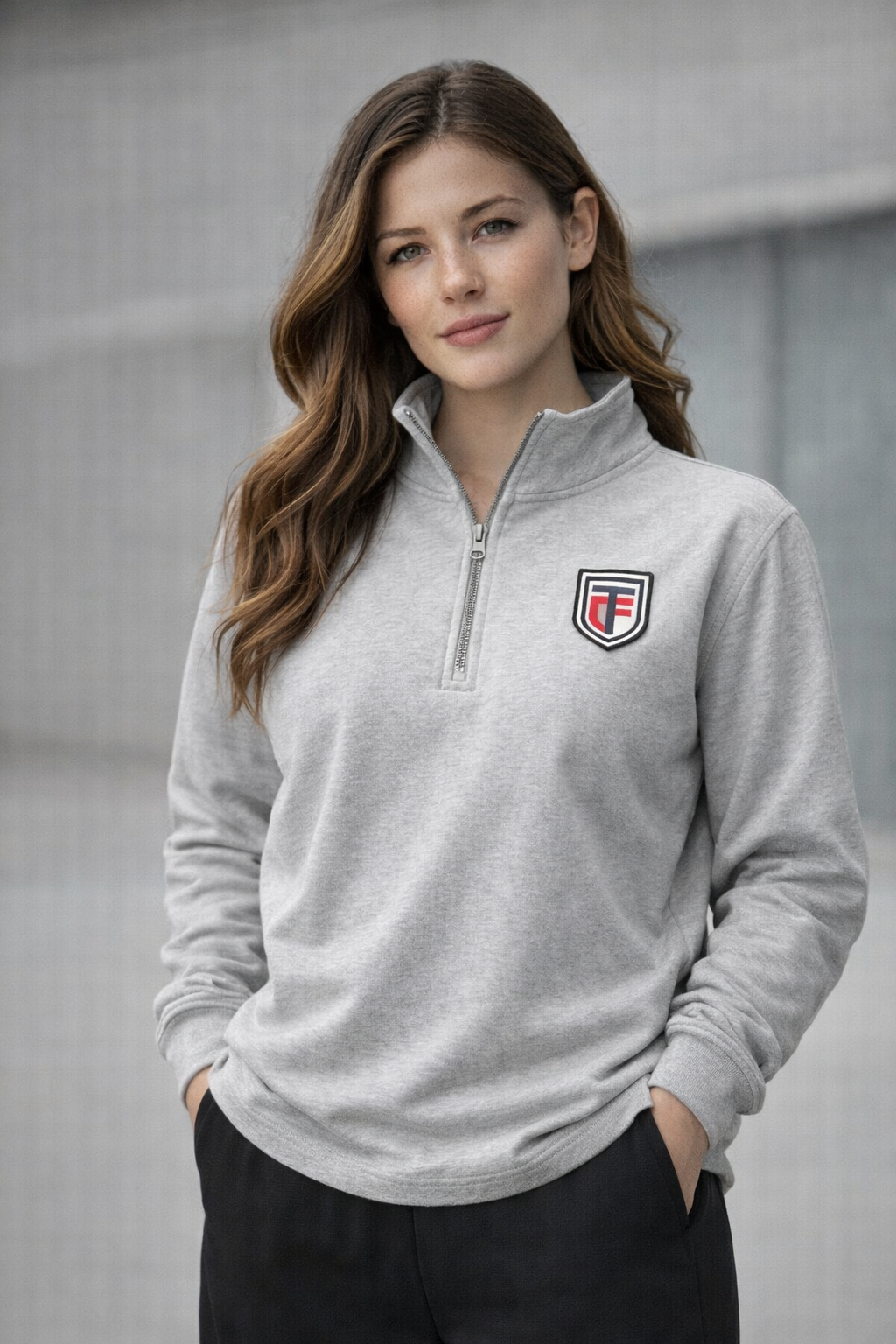 Unisex Half-Zip Sweatshirt