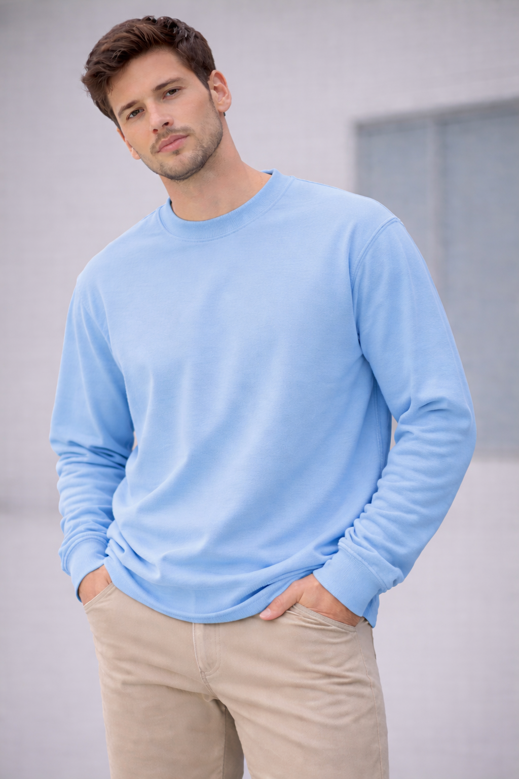 Plain Long Sleeve T-Shirt (Men)
